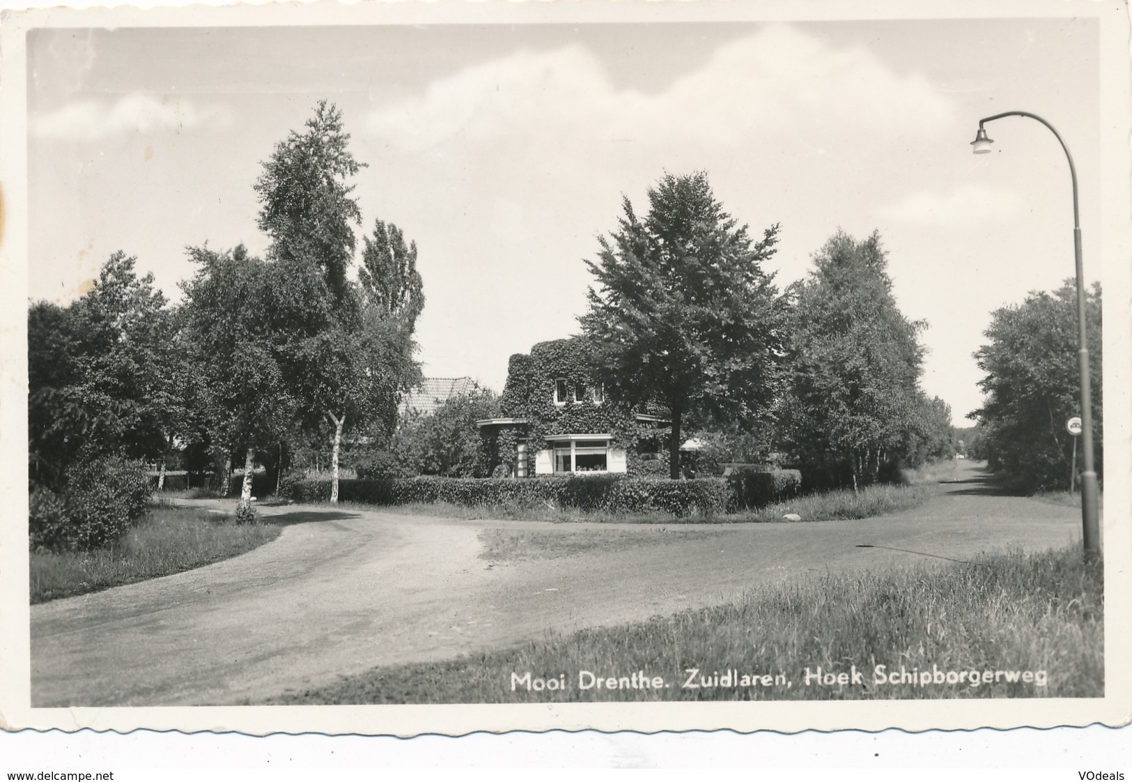 CPSM - Pays-Bas - Mooi Drenthe - Zuidlaren, Hoek Schipborgerweg - Zuidlaren