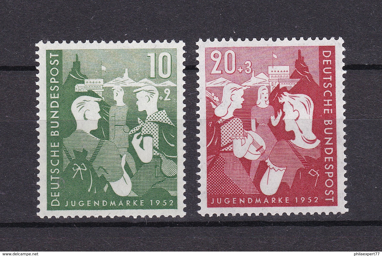 BRD - 1952 - Michel Nr. 153/54 - Postfrisch - 40 Euro - Ungebraucht