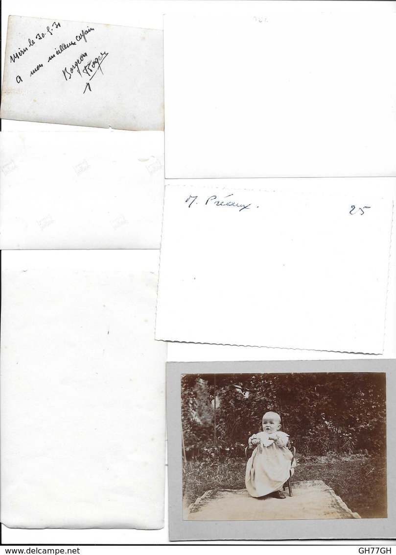 Lot 6 Photos Anciennes -personnes Anonymes - Personnes Anonymes