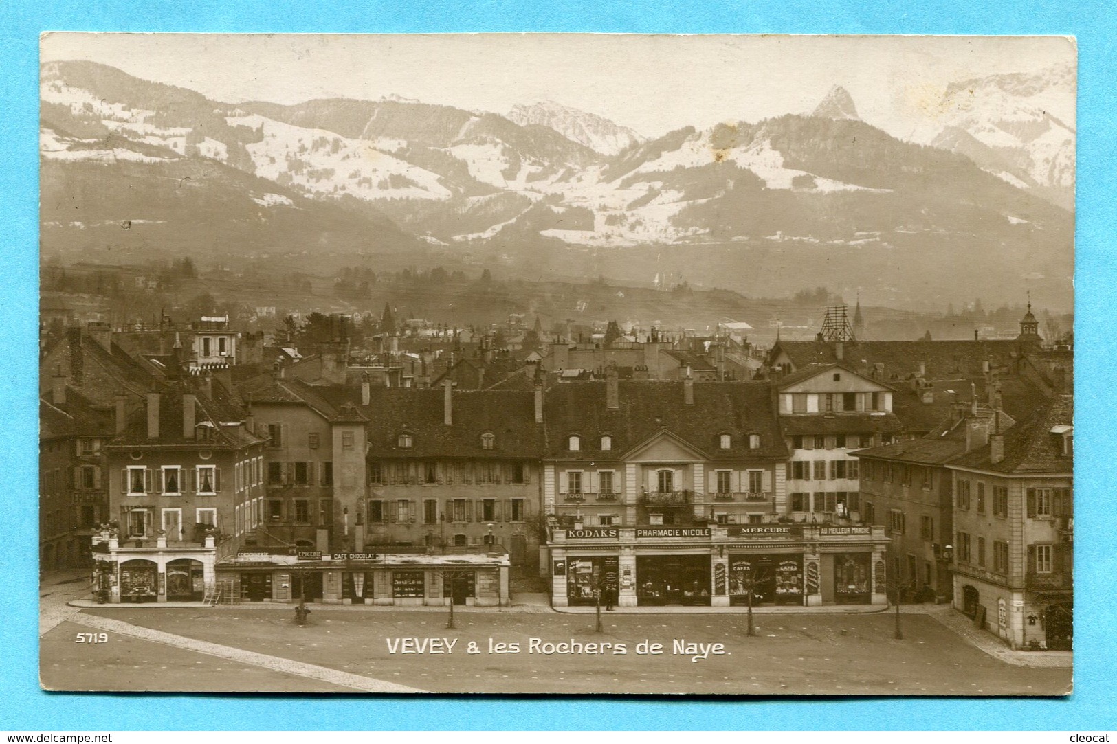 Vevey & Rochers De Nayes 1915 - Roche