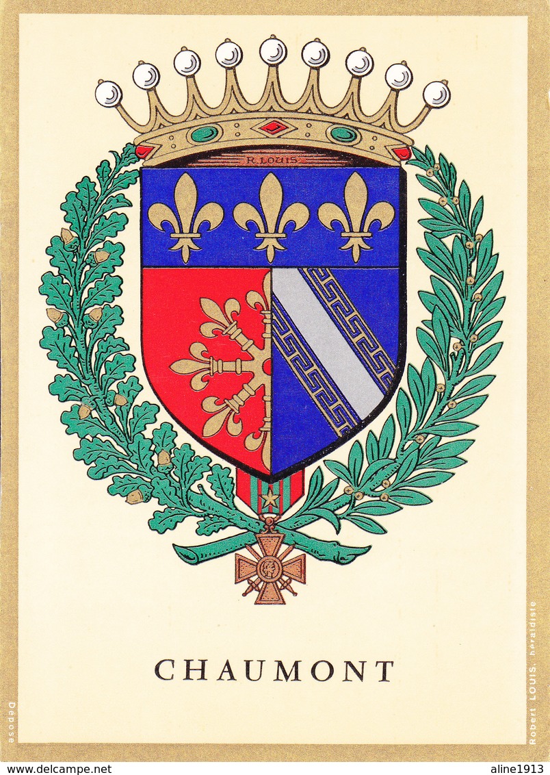 52 CHAUMONT - BLASON R. LOUIS - Chaumont