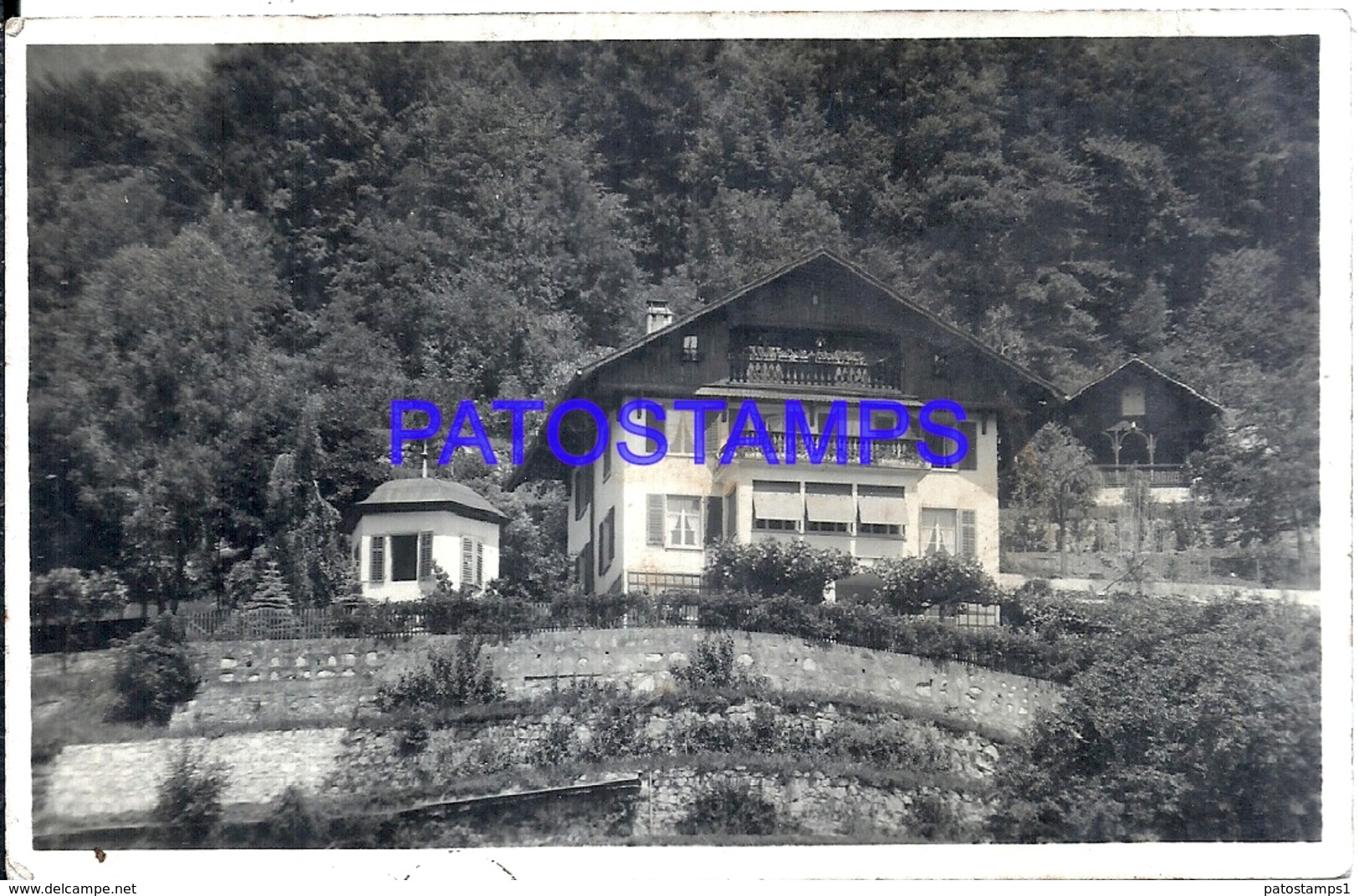 116012 SWITZERLAND WEESEN CHALET KAPFENBERG CIRCULATED TO ARGENTINA POSTAL POSTCARD - Berg