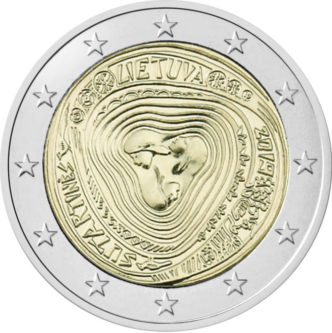 Lithuania 2 Euro Coin 2019 "Lithuanian Multipart Songs" UNC - Lituania