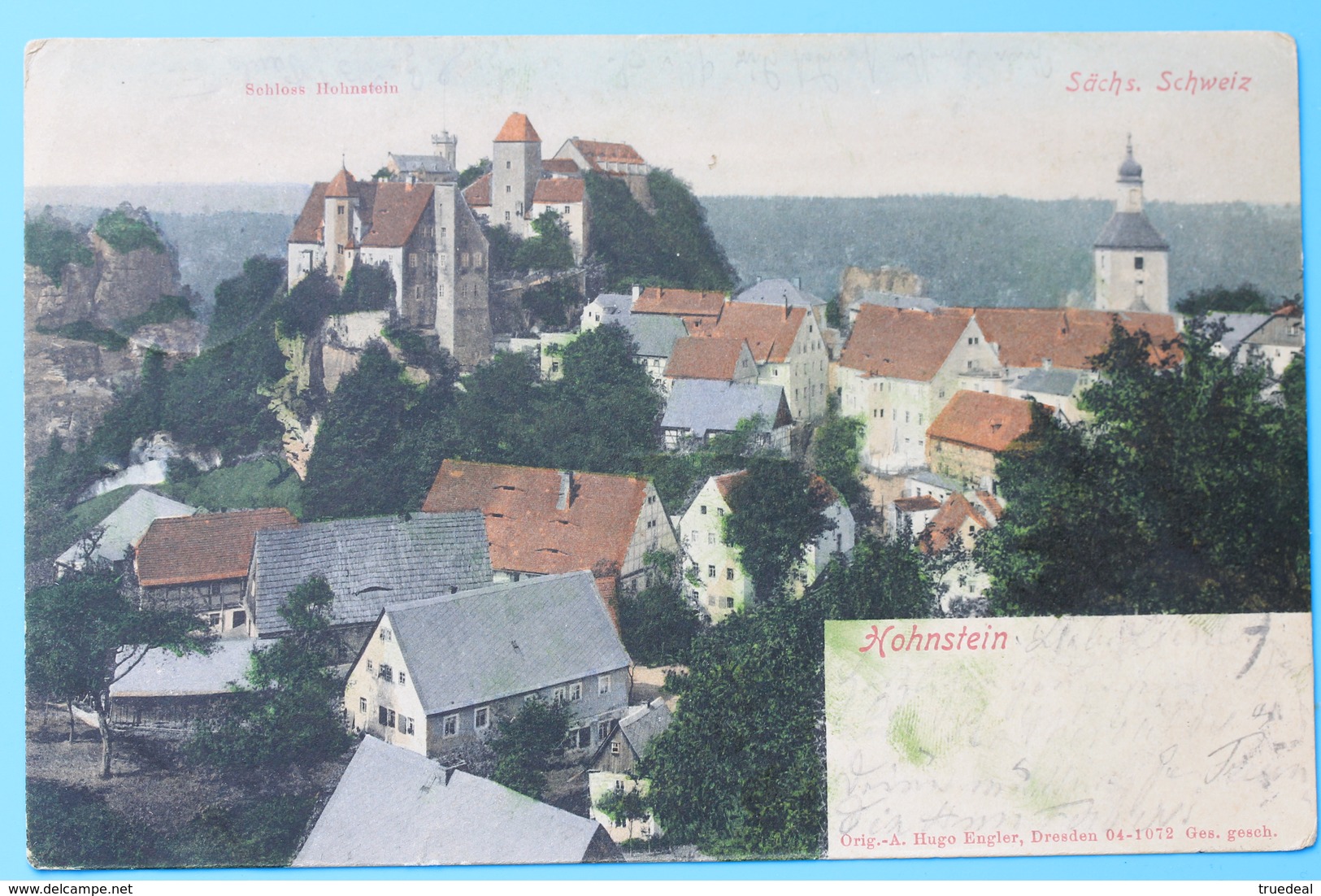 Schloss Hohnstein, Sächs. Schweiz, Hohnstein, Deutschland Germany, 1904 - Hohnstein (Saechs. Schweiz)