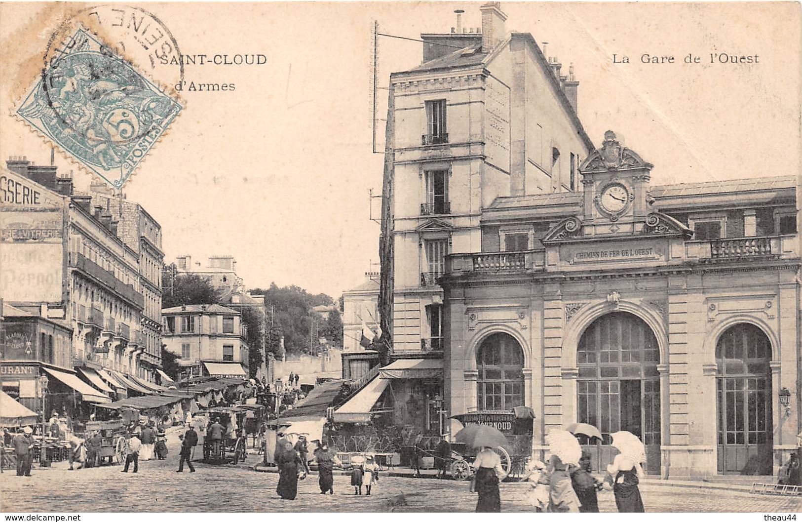 ¤¤   -   SAINT-CLOUD   -  La Gare De L'Ouest    -   Marché     -  ¤¤ - Saint Cloud