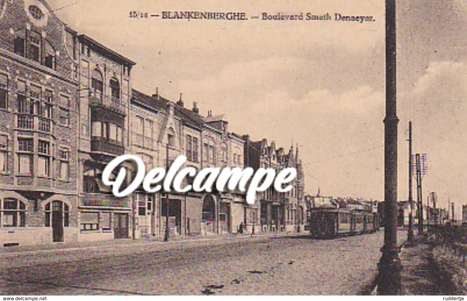 Blankenberge - Boulevard Smedt Denaeyer - Vicinal En Tram - Blankenberge