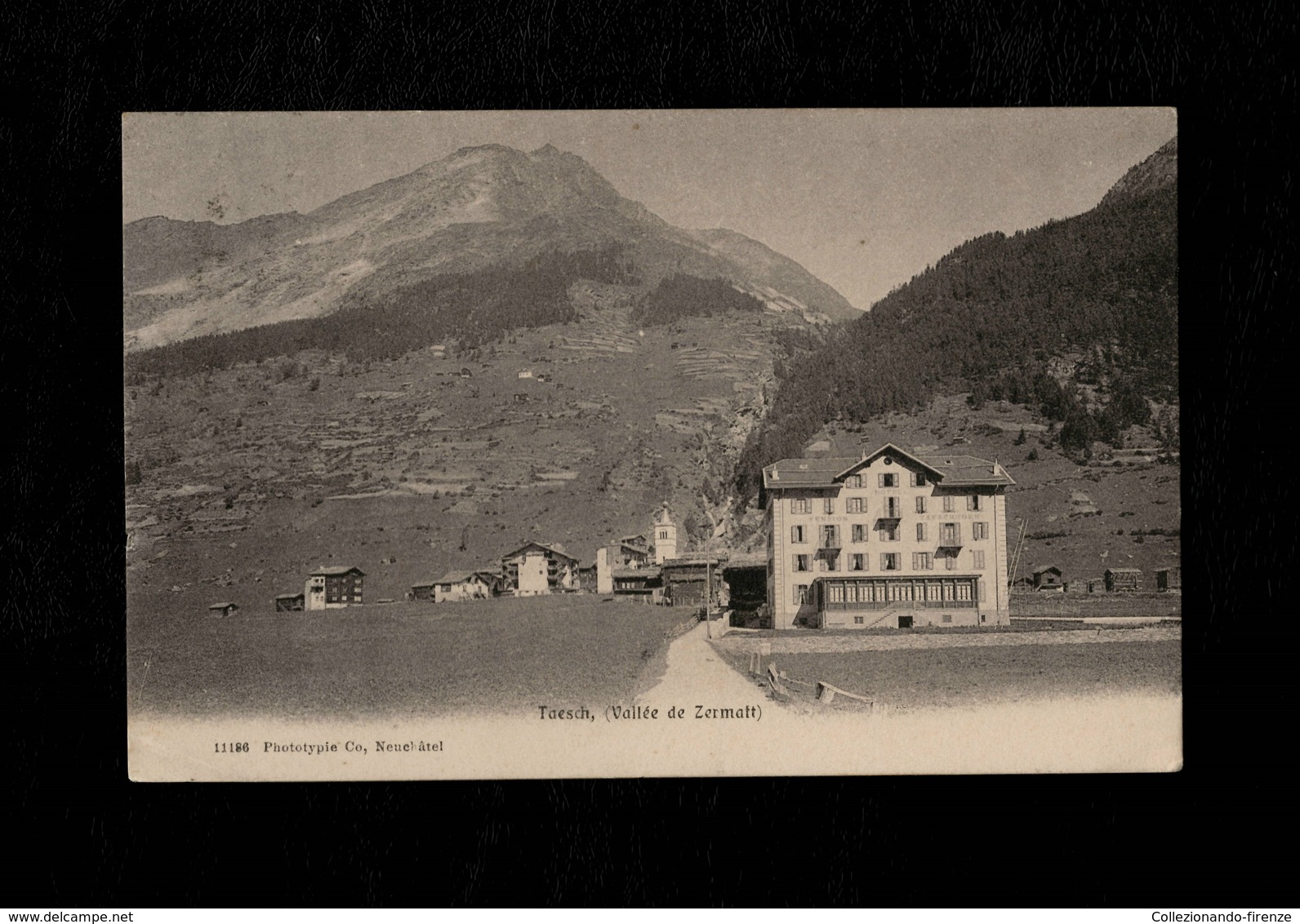 Cartolina Carte Postale Taesch Vallee De Zermatt -  Carte Postale Hotel Du Dome - Aesch