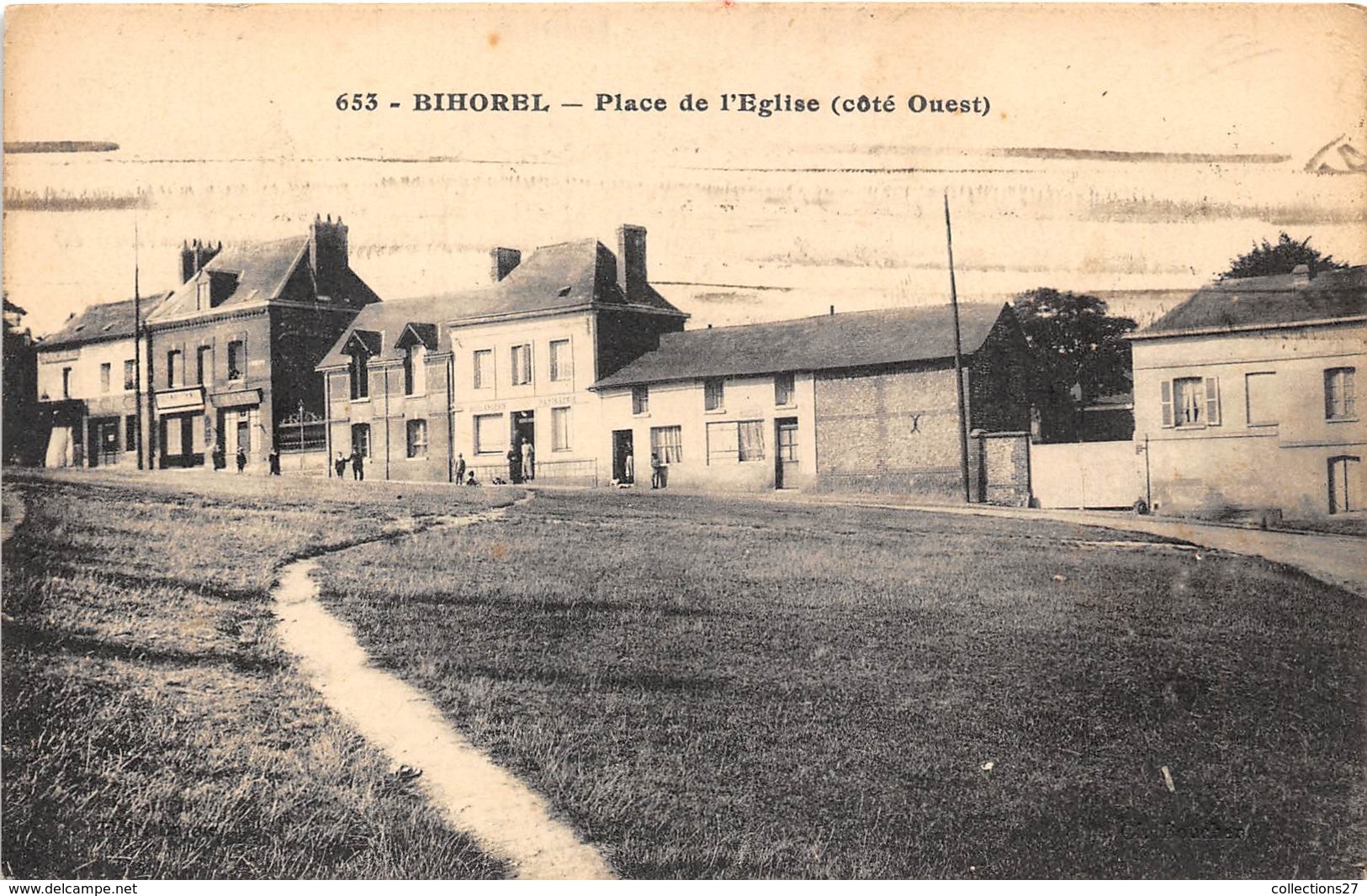 76-BIHOREL- PLACE DE L'EGLISE CÔTE OUEST - Bihorel
