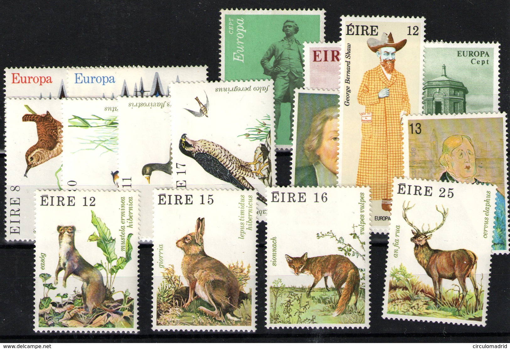 Irlanda Nº 400/3, 417/19, 394/5, 278/9, 305, 424/7 - Unused Stamps