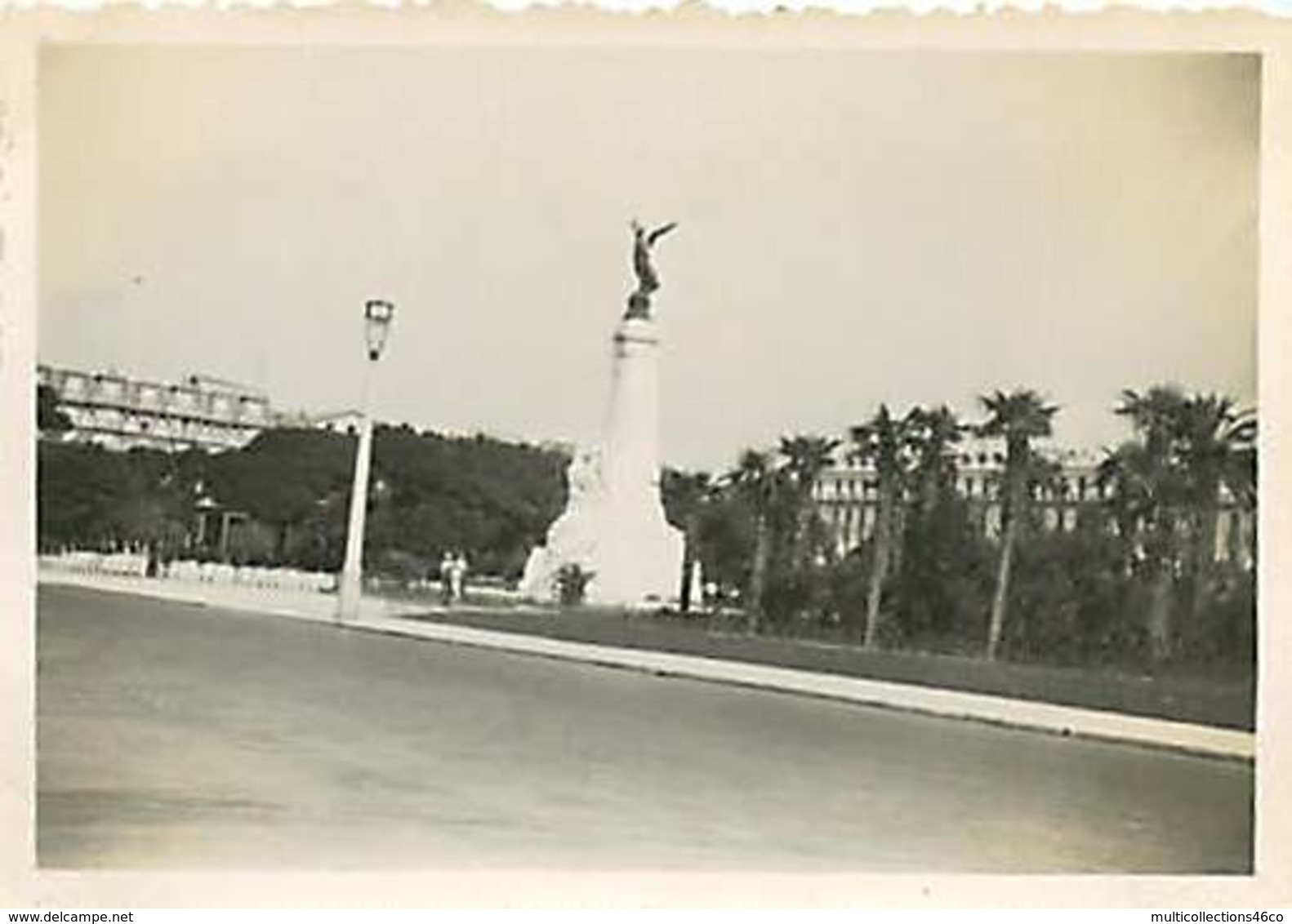 180719D - PHOTO 1935 - 06 NICE Square Albert Ier Monument De La Ville De Nice à La France - Squares