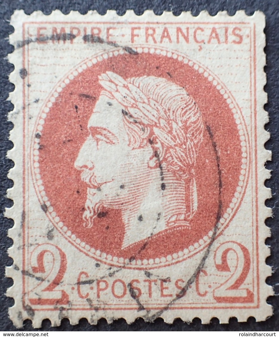R1568/58 - NAPOLEON III Lauré N°26B - CàD - BON CENTRAGE - 1863-1870 Napoleon III With Laurels