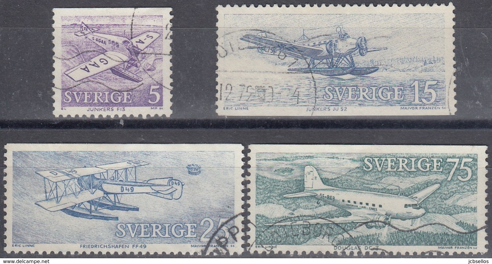 SUECIA 1972 Nº 740/43 USADO - Usados