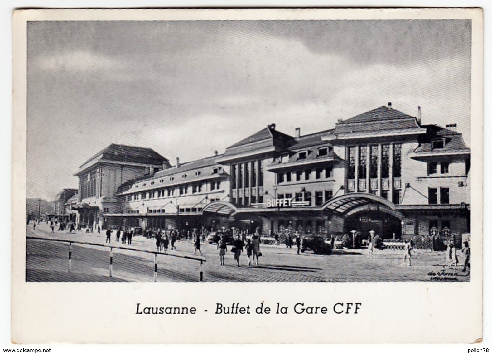 LAUSANNE - BUFFET DE LA GARE CFF - LOSANNA - BUFFET DELLA STAZIONE - Stazioni Senza Treni