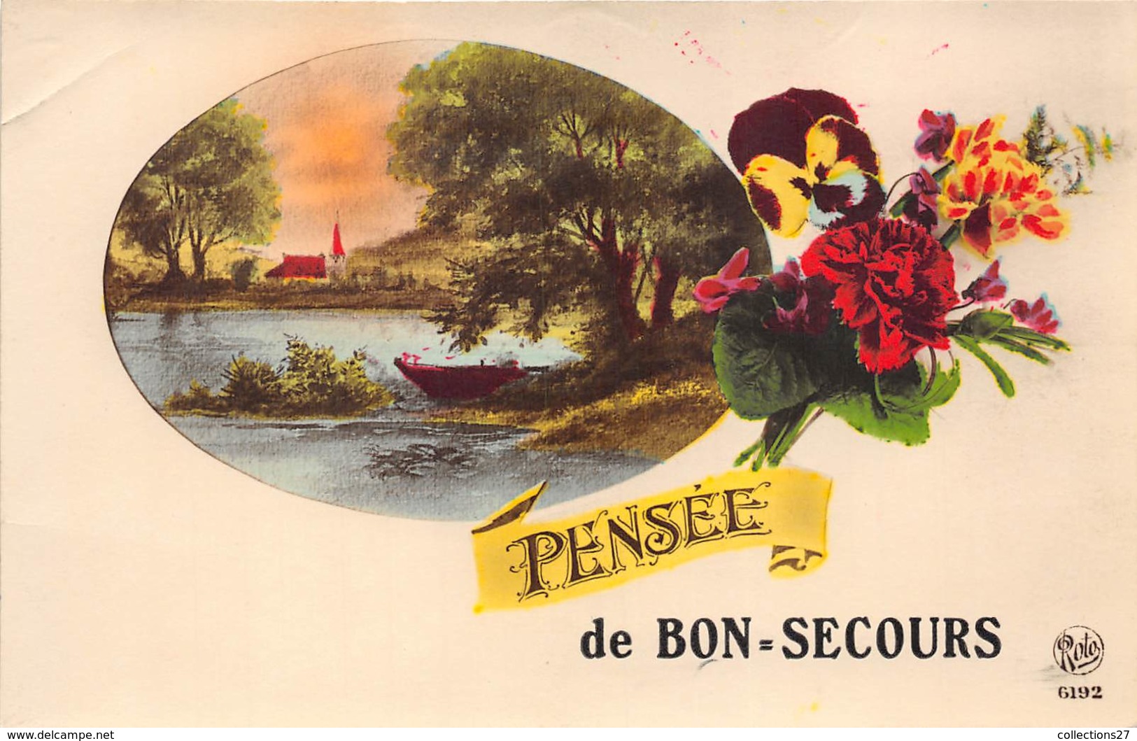 76-BONSECOURS- PENSEE DE BONSECOURS - Bonsecours