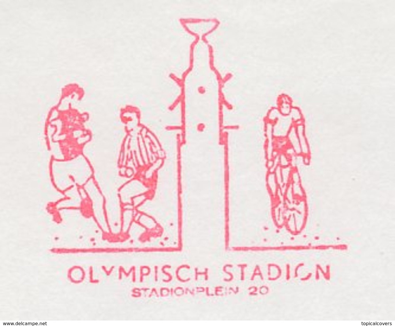 Meter Cut Netherlands 1992 Olympic Stadium Amsterdam - Football - Cycling - Sonstige & Ohne Zuordnung