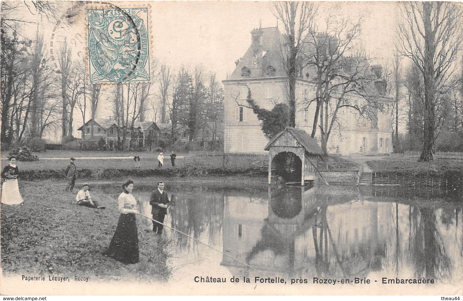 ¤¤   -   ROZOY-en-BRIE   -  Chateau De La Fortelle  -  Embarcadère  -  ¤¤ - Roissy En Brie