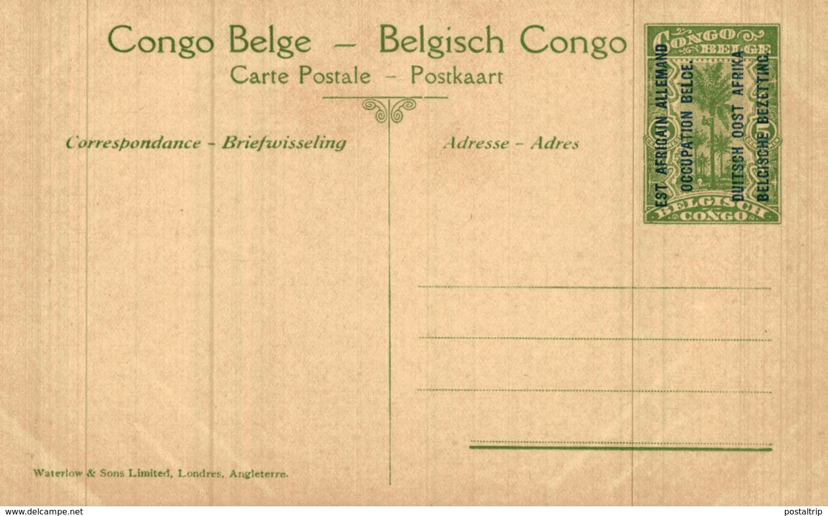 EST AFRICAIN ALLEMAND Occupation BELGE : Vers BIARAMULO - Traversée De La RUWUWU - Congo Belga