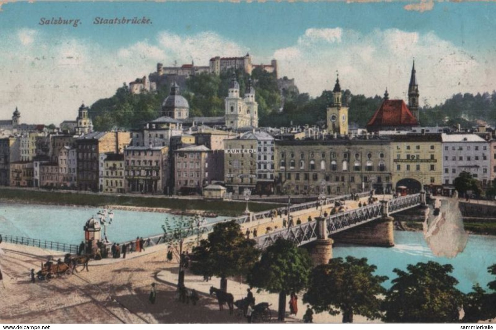 Österreich - Salzburg - Staatsbrücke - 1915 - Salzburg Stadt