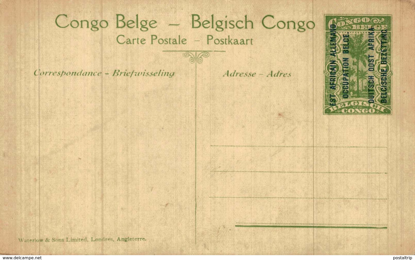 Est Africain Allemand Occupation Belge Bataille Du Tanganyka Le SS Götzen De Stoomboot - Congo Belga