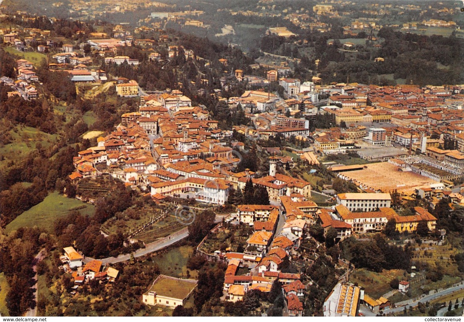 Cartolina Biella Panorama Aereo - Biella