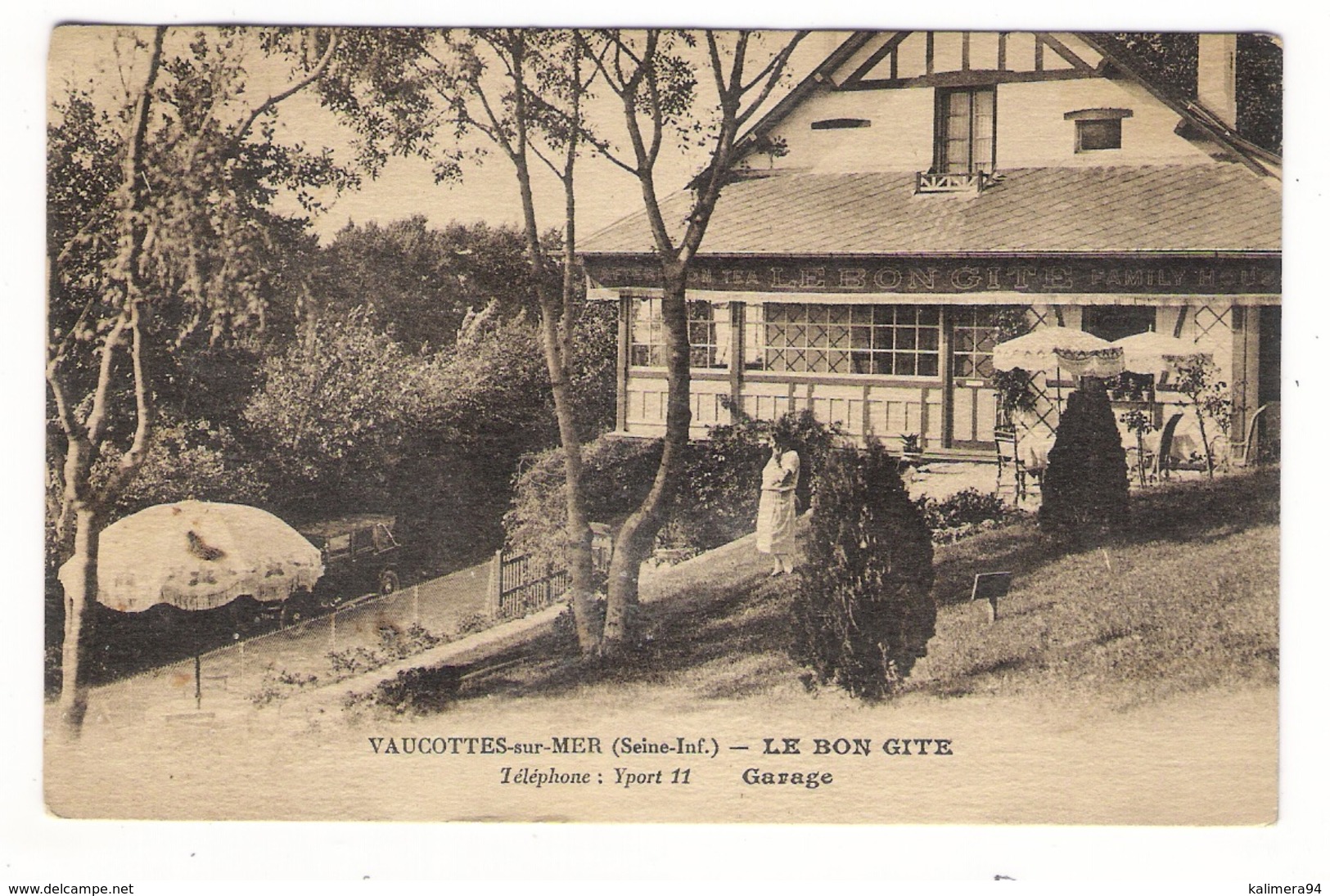 SEINE-INFERIEURE  /  VAUCOTTES-sur-MER  /  LE  BON  GITE  ( Téléphone : Yport 11 , Garage ) - Autres & Non Classés