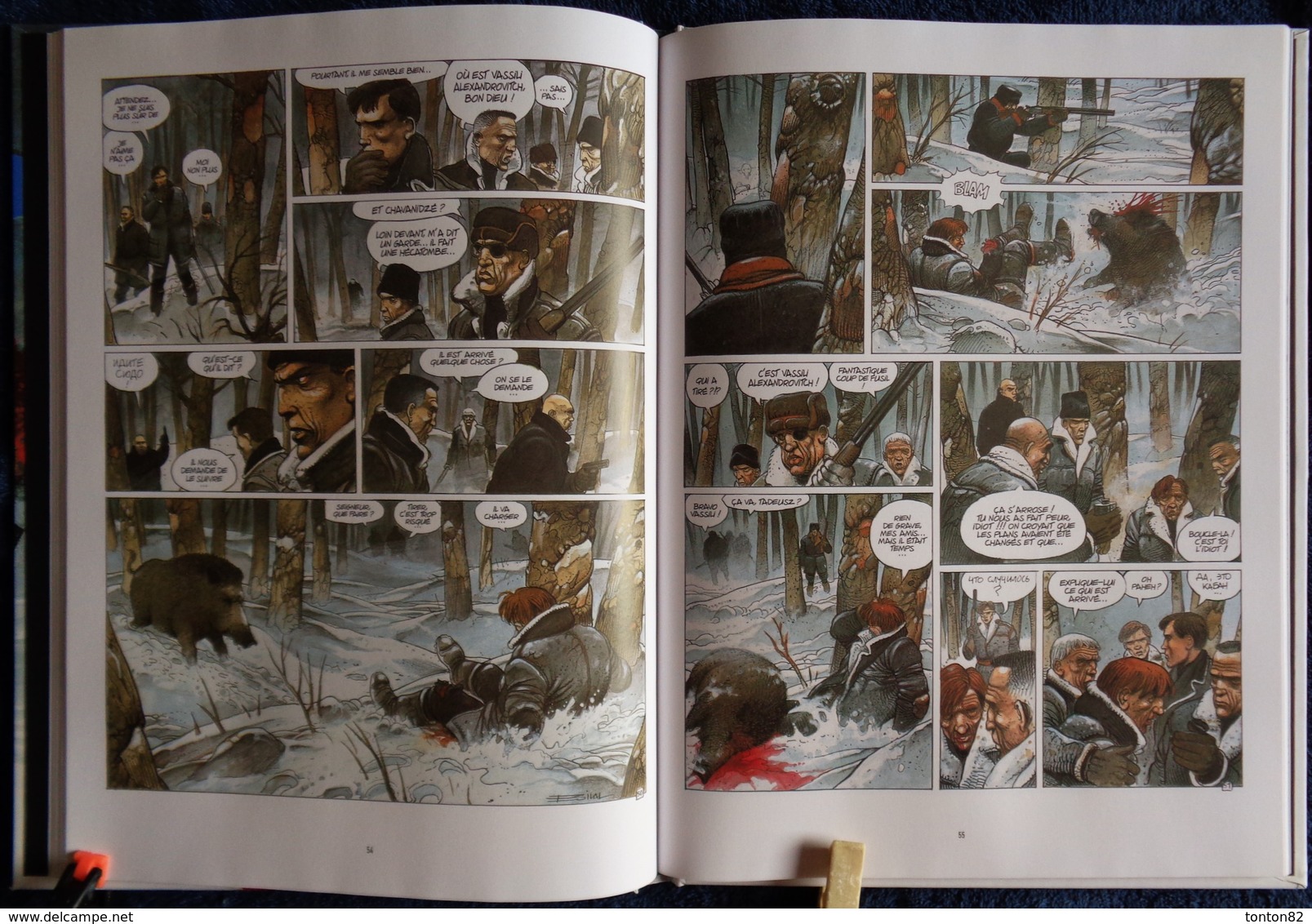 Enki Bilal - Pierre Christin - Partie de chasse - Casterman - ( 2014 ) .