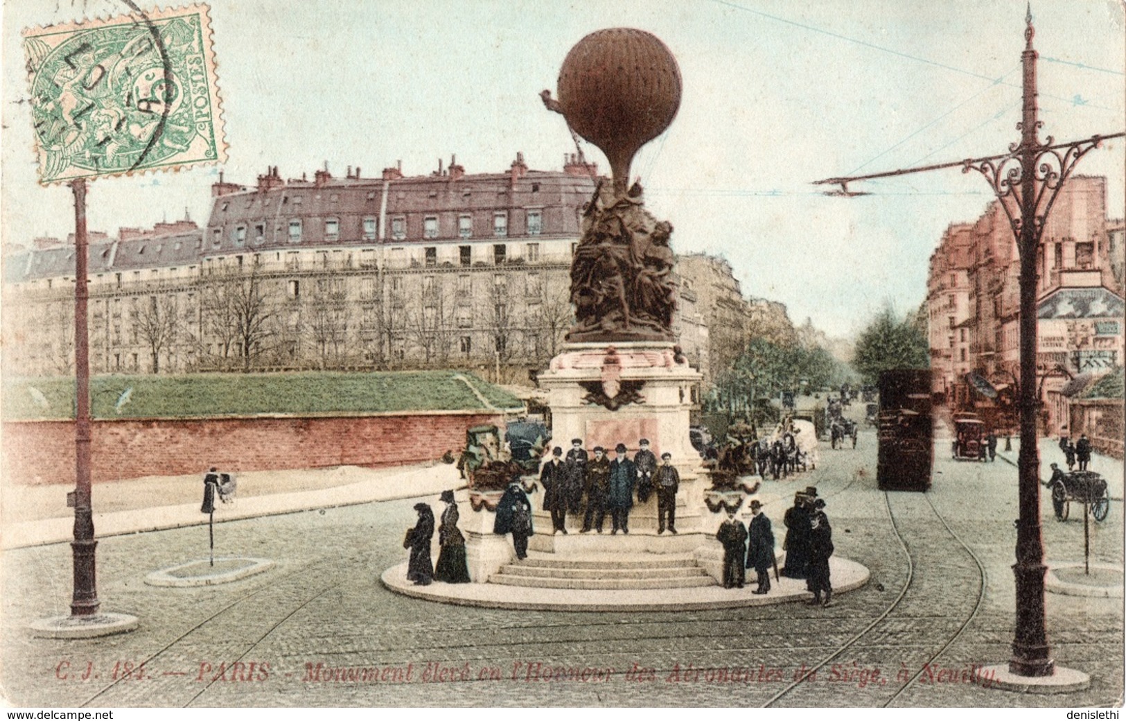 PARIS - Monument élevé En L'Honneur Des Aéronautes Du Siège, à Neuilly - Autres Monuments, édifices