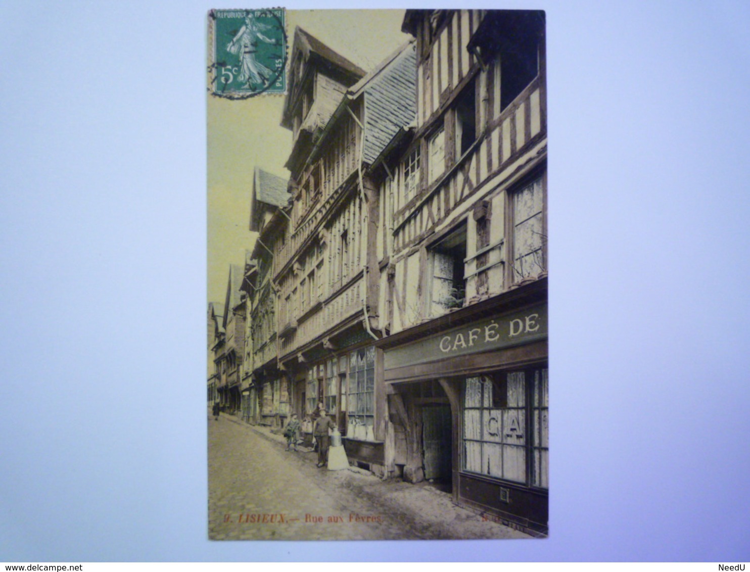 GP 2019 - 1706  LISIEUX  (Calvados)  :  Rue Aux FEVRES   1912   XXX - Lisieux