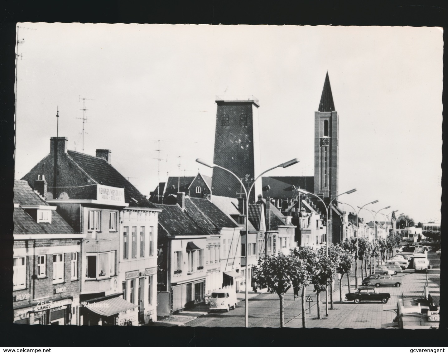 FOTOKAART  ZELZATE - MARKT EN KERK - Zelzate