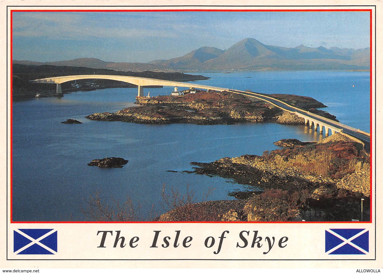 4703" THE ISLE OF SKYE-THE SKYE BRIDGE LINKING THE MISTY ISLE TO THE SCOTTISH MAINLAND " PONTE-CART. POST. OR. NON SPED. - Altri & Non Classificati