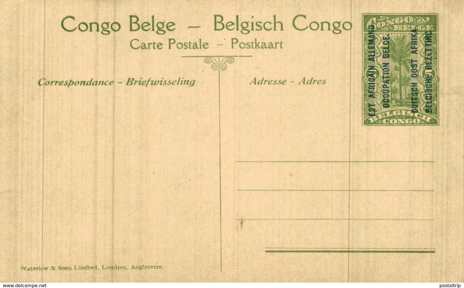 Belgisch Congo Belge Rutshuru Le Poste Het Wachthuis - Congo Belga