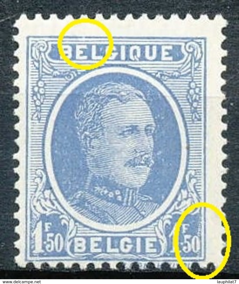 [601922]SUP//**/Mnh-N° 207-cu, 1F50 Turquoise, Curiosité: Cadre Brisé Au-dessus, Fond Neigeux Et Grosse éclaircie à Droi - Autres & Non Classés