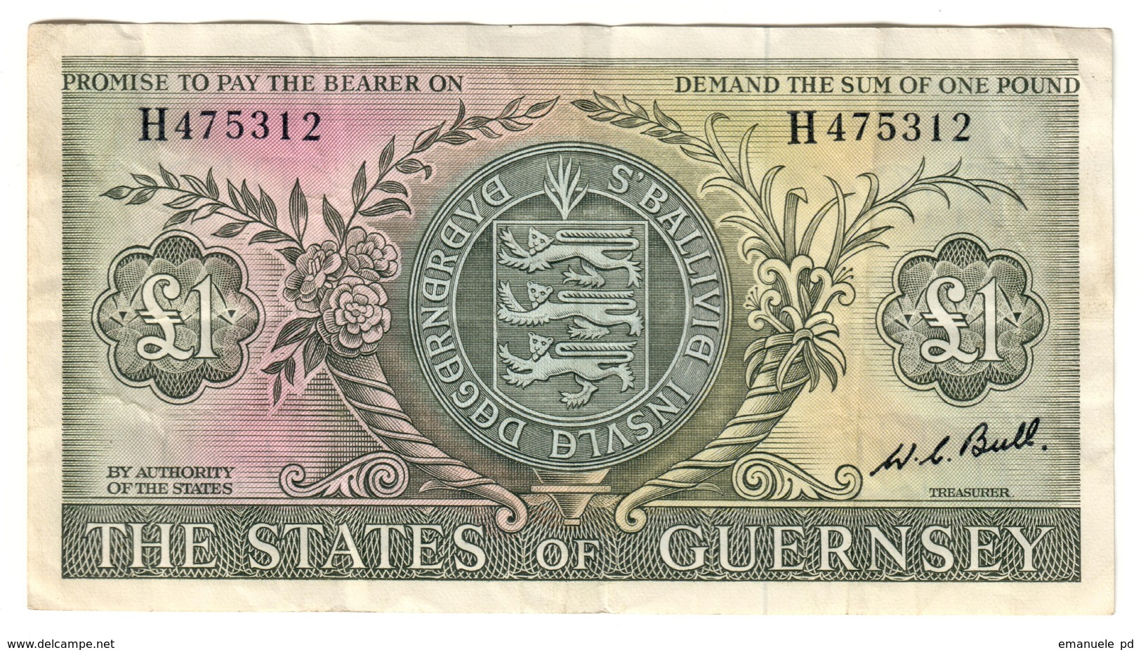 Guernsey 1 Pound 1969 .J. - Guernsey