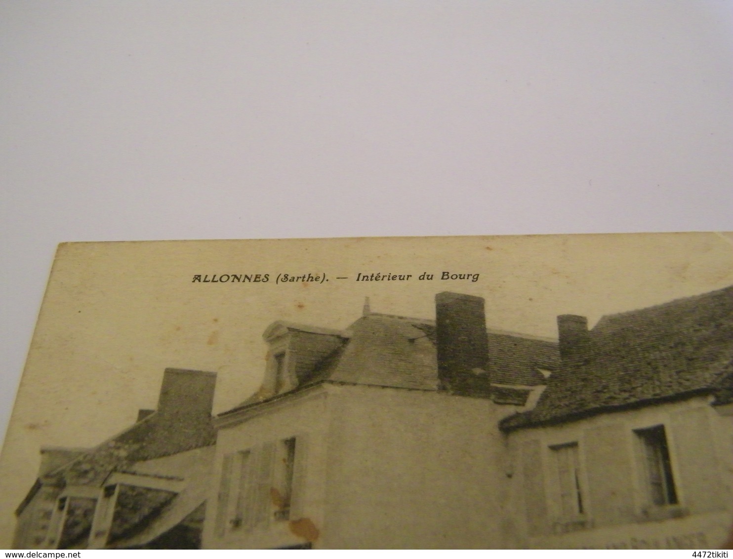 C.P.A.- Allonnes (72) - Intérieur Du Bourg - Boulangerie Lemarchand - 1920 - TB (CA 74) - Allonnes