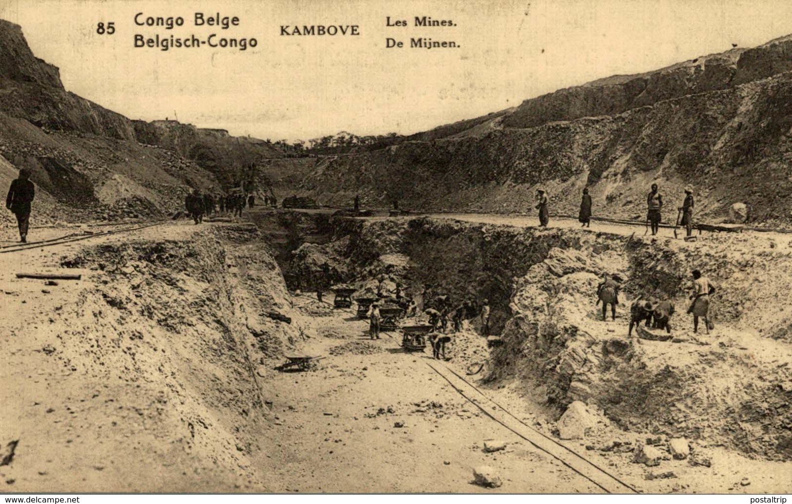 KAMBOVE - Les Mines - Congo Belga