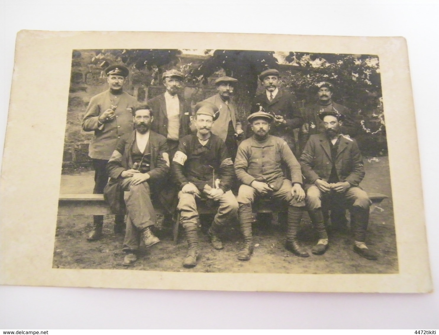 C.P.A.- Carte Photo.- Belgique - Overijse - Groupe De Camarades Du Quartier D'Hassenberg  - 1905 - SUP (CA 76) - Overijse