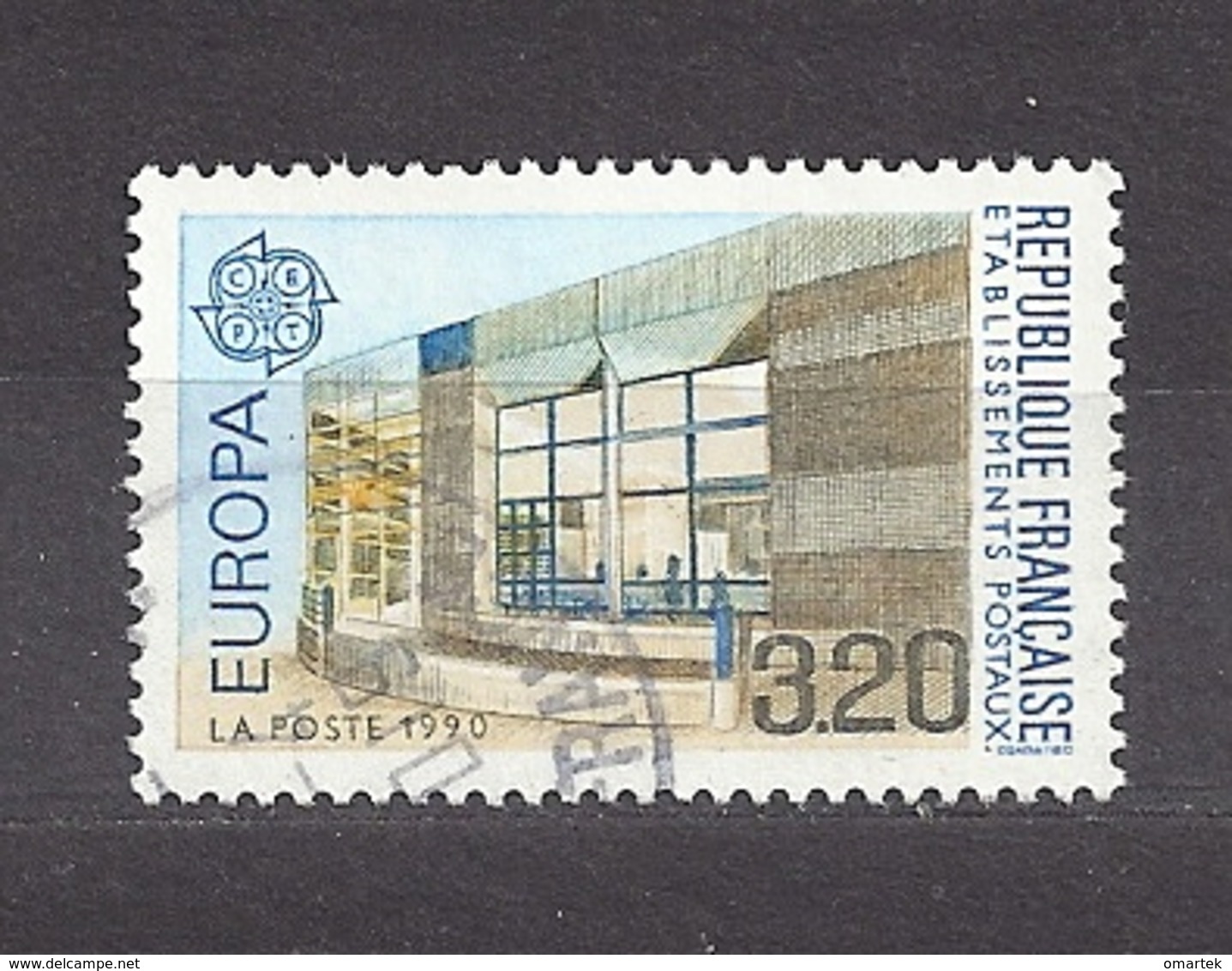 France Frankreich 1990 ⊙ Mi 2771 Yt 2643 Europa CEPT. C.E.P.T - Post Building Modern: Cerizay. C1 - Used Stamps