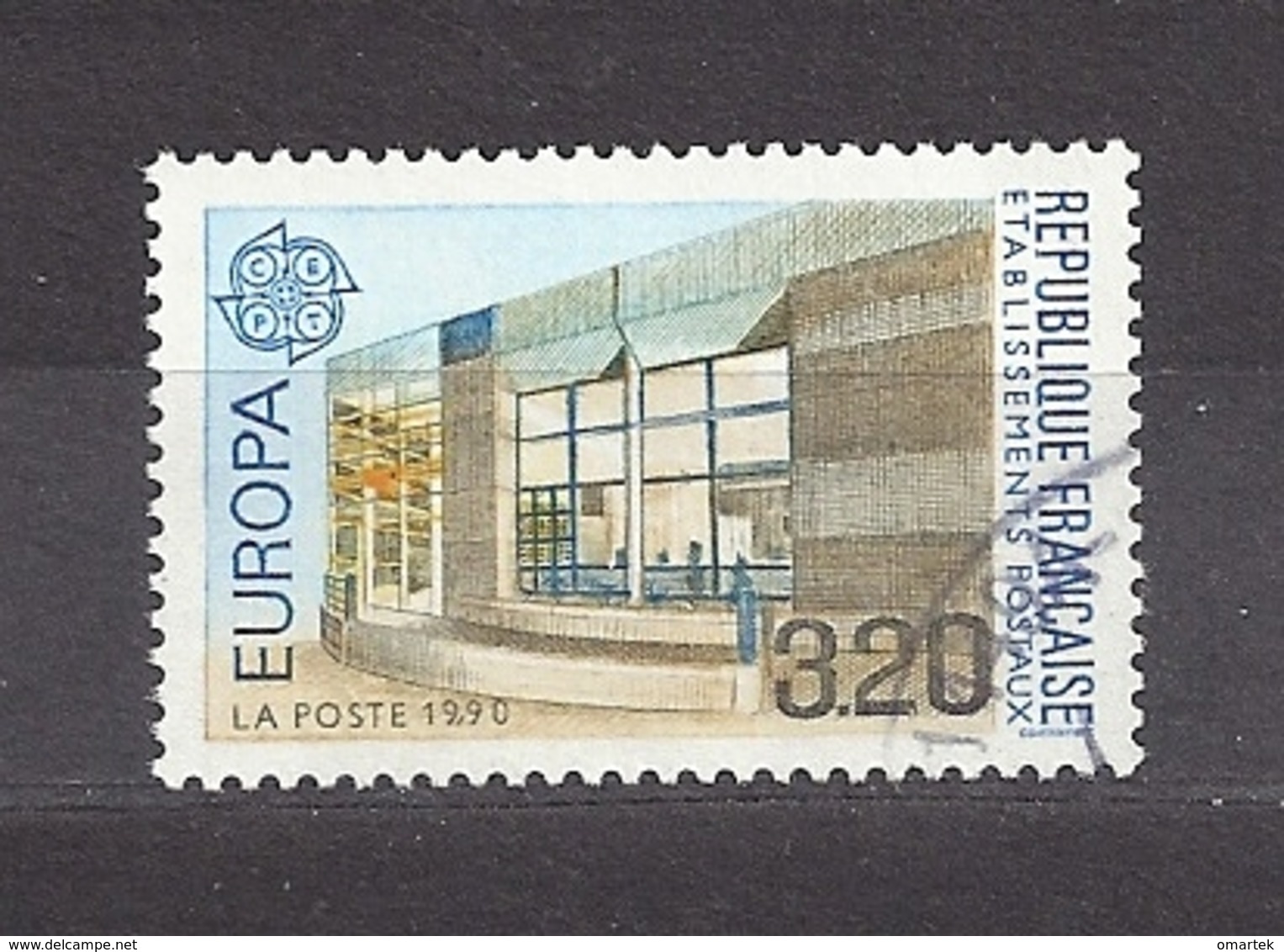 France Frankreich 1990 ⊙ Mi 2771 Yt 2643 Europa CEPT. C.E.P.T - Post Building Modern: Cerizay. C6 - Used Stamps