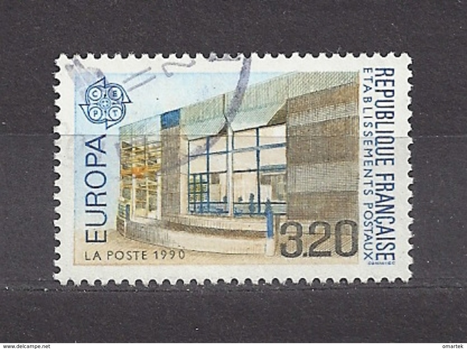 France Frankreich 1990 ⊙ Mi 2771 Yt 2643 Europa CEPT. C.E.P.T - Post Building Modern: Cerizay. C7 - Used Stamps