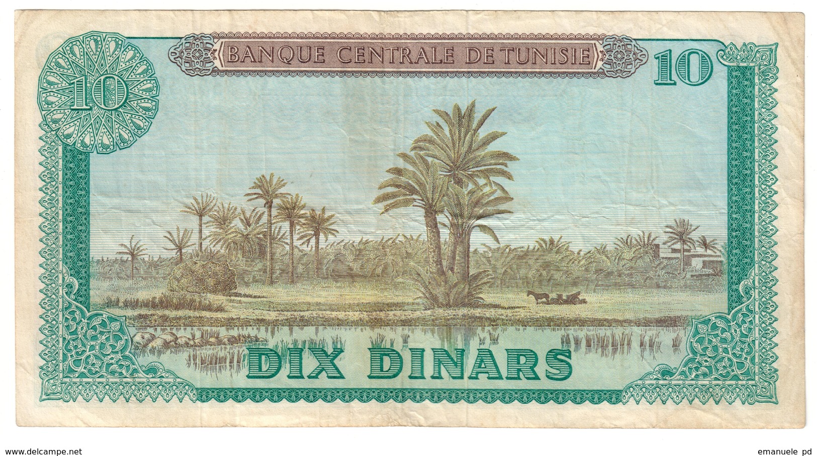 Tunisia 10 Dinars 01/06/1969 - Tunisia