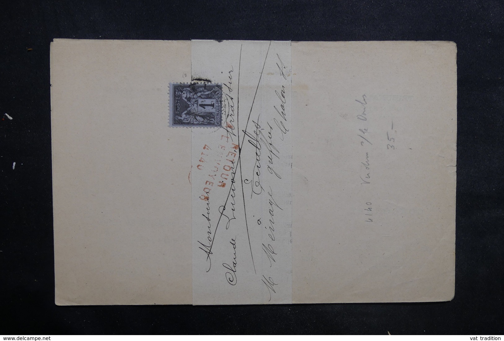 FRANCE - Lettre De Chalon / Saône Pour Ecuelles En 1885 Et Retour, Affranchissement Sage 1ct - L 35244 - 1877-1920: Période Semi Moderne