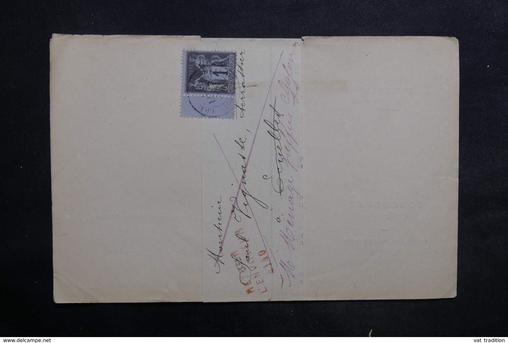 FRANCE - Lettre De Chalon / Saône Pour Ecuelles En 1883 Et Retour, Affranchissement Sage 1ct - L 35249 - 1877-1920: Période Semi Moderne