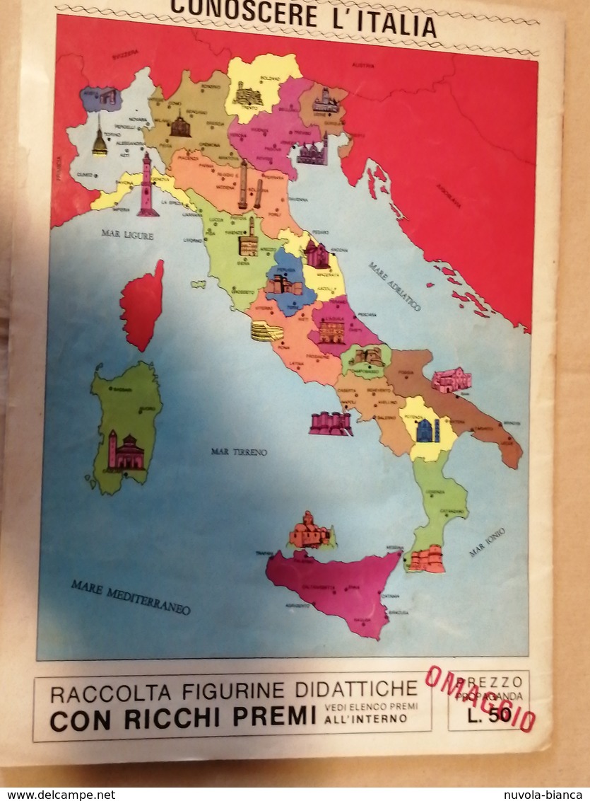 Conoscere L'Italia Album Vuoto Anno 50,60 Ottimo Edizione Baggioli - Other & Unclassified