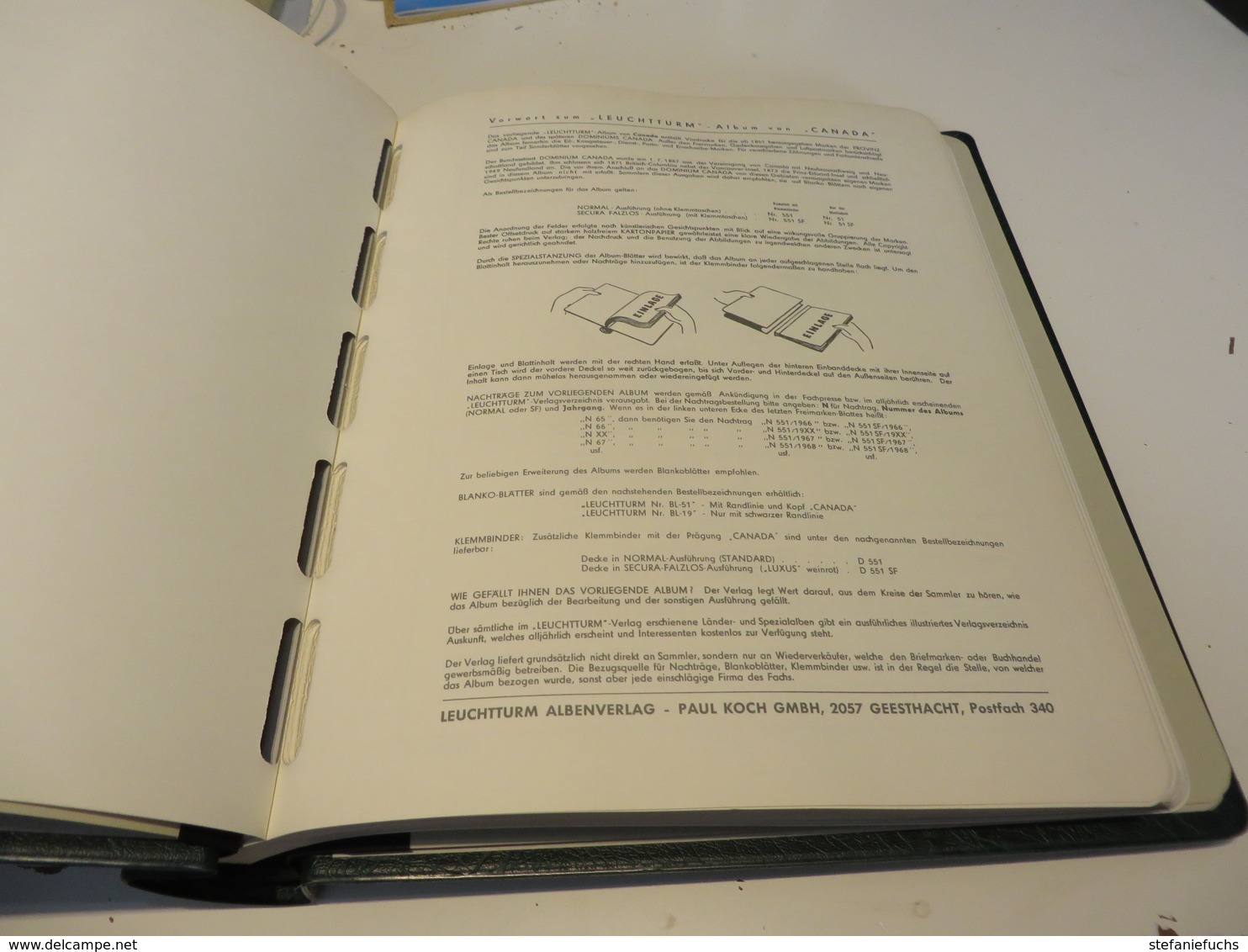 KANADA. 1859/64  Bis  1973  Posten  O /  ** /   MARKEN  Auf. LEUCHTTURM - VORDRUCK  Im. BINDER - Sammlungen (im Alben)