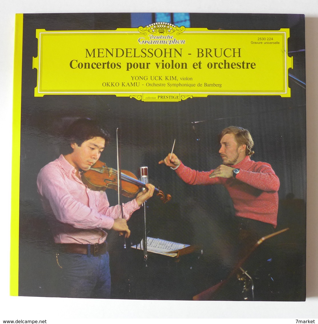 LP/ Mendelssohn, Bruch - Concertos Pour Violon Et Orchestre / Yong Uck Kim, Okko Kamu - Klassik