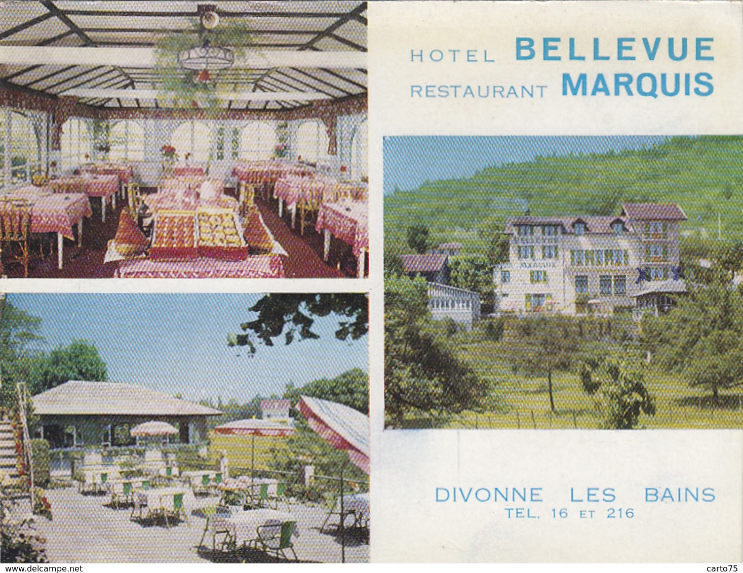 Divonne-les-Bains 01 - Hôtel Bellevue Restaurant Marquis - Divonne Les Bains