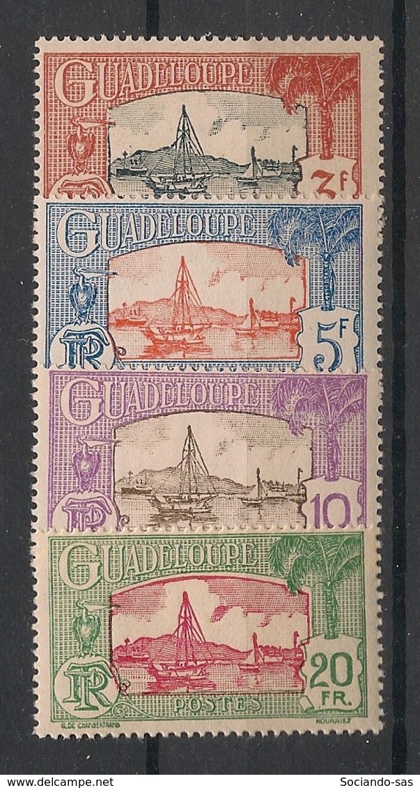 Guadeloupe - 1928-38 - N°Yv. 119 - 120 - 121 - 122 - Pointe à Pitre - 4 Valeurs - Neuf GC ** / MNH / Postfrisch - Nuevos