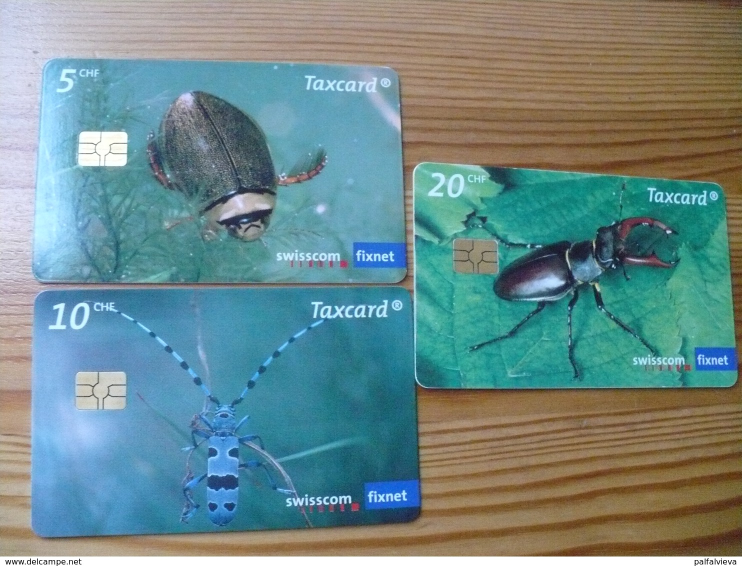 Phonecard Set Switzerland - Insect - Suiza