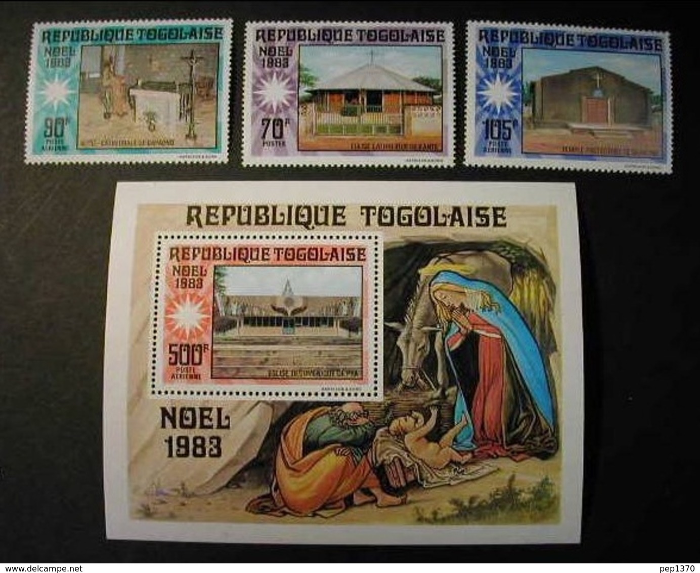 TOGO  1983 - NAVIDAD - CHRISTMAS NOEL - Yvert  Nº 1095** + A494/495** + BLOCK Nº 176** - Togo (1960-...)