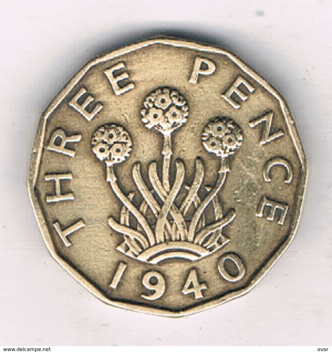 3 PENCE 1940  GROOT-BRITANNIE /5471/ - F. 3 Pence